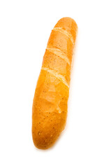 Fresh bread isolated on the white background