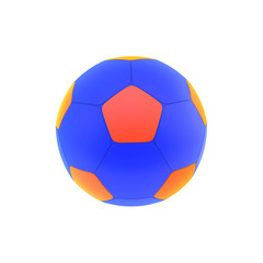 Fototapeta premium Colored soccer ball