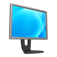 Computer monitor illustration