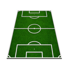 Soccer pitch illustration