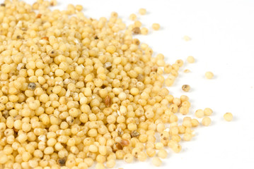 Millets isolated on white background
