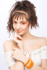 Obraz premium Young pretty girl portrait