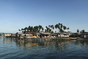 borneo fishing village