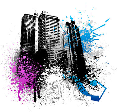 Grunge city design