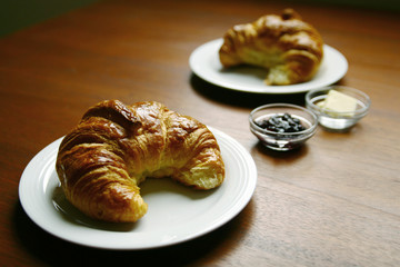 Croissants and butter