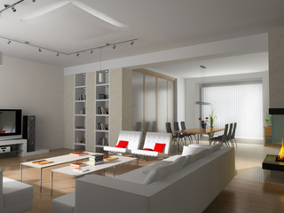 Fototapeta premium Modern interior
