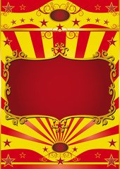 Poster frame circus