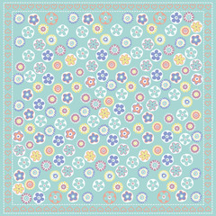 Retro floral background