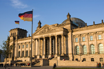 Berliner Reichstagsgebäude - obrazy, fototapety, plakaty