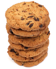des cookies aux pépites de chocolat
