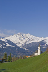 Bartholomäberg im Frühling
