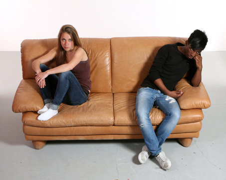 couple on sofa