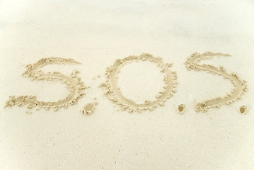SOS Sand Writings