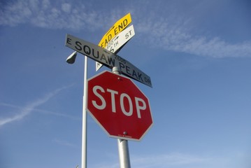 Strassenschild in Phoenix