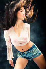 woman dancing