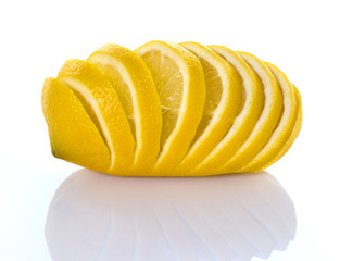 Sliced Yellow Lemon