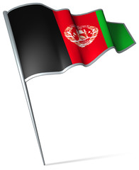 Flag pin - Afghanistan