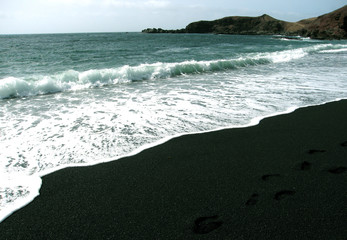 spiaggia nera
