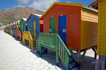 Naklejka premium Umkleidekabinen