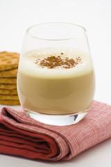 delicious ice chocolate with white irish cream