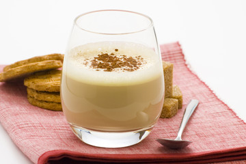 delicious ice chocolate with white irish cream