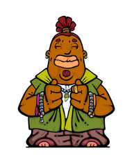 Afro american morern guy