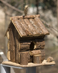 hut for birds