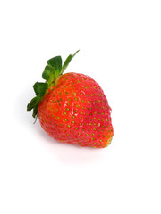 Strawberry on white background