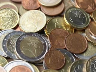 Euro coins