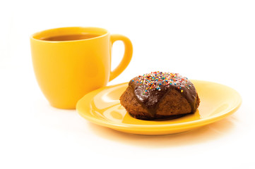 cake and tea