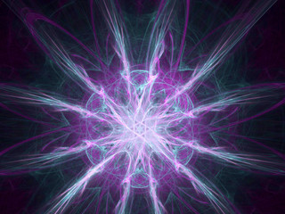 Space abstract isolated on black