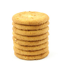 Stack of macaroon cookies