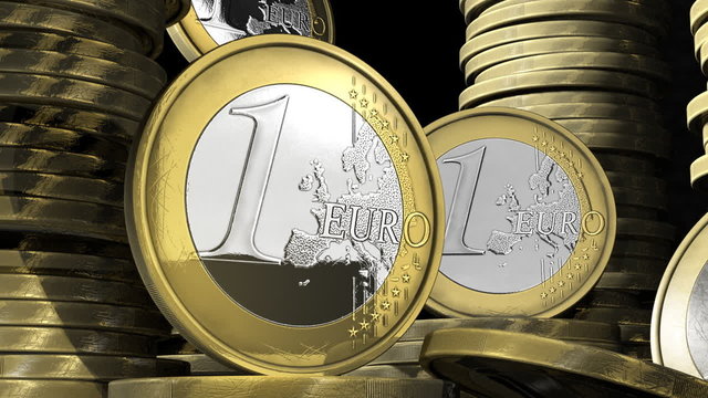 Movement to one Euro coin