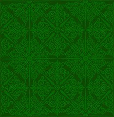dark green tiled background