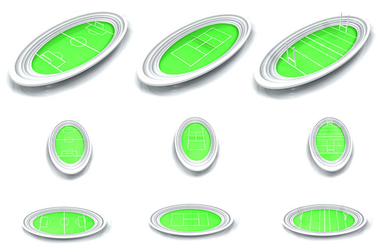 Stades Foot Tennis Rugby