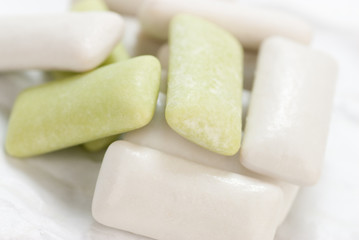 dragées de chewing-gum sans sucre