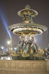 Fontaine place de la Concorde - Paris