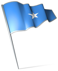 Flag pin - Somalia