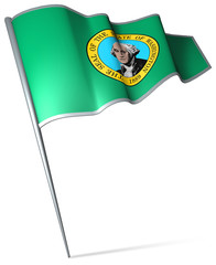 Flag pin - Washington (USA)