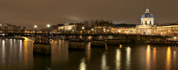 Fototapeta na wymiar Panorama, quai de Seine
