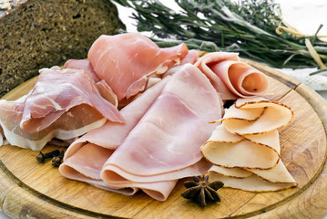 Schinkenplatte