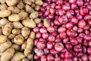 Potatos and onions
