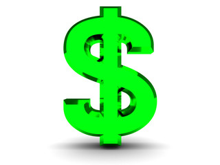 green dollar sign