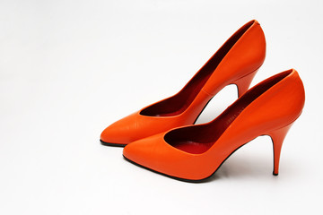 orange Pumps