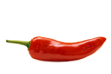 red pepper isolated on white