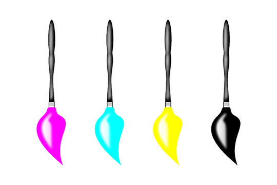 Paintbrushs - CMYK