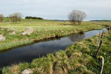 paysage de  lozère