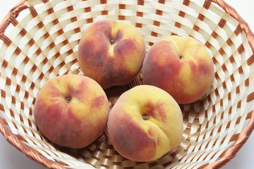 Peaches in Basket