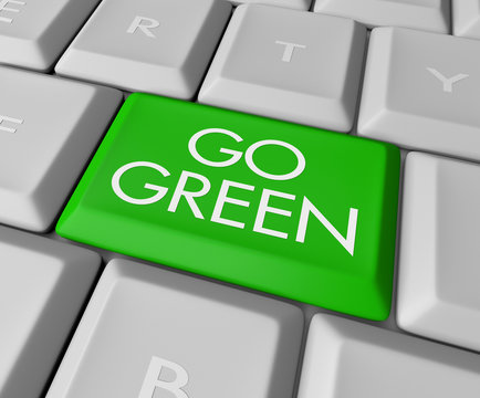 Go Green Computer Key