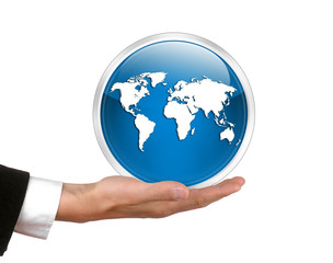 Die welt auf der HAnd